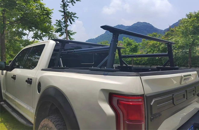 Ford F-150 pickup truck bed rack