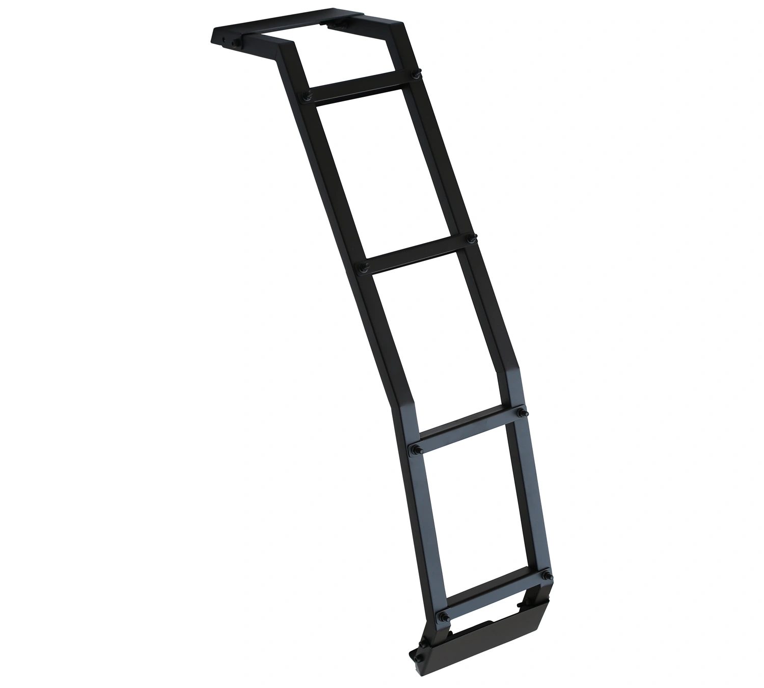 Off-road vehicle tail ladder