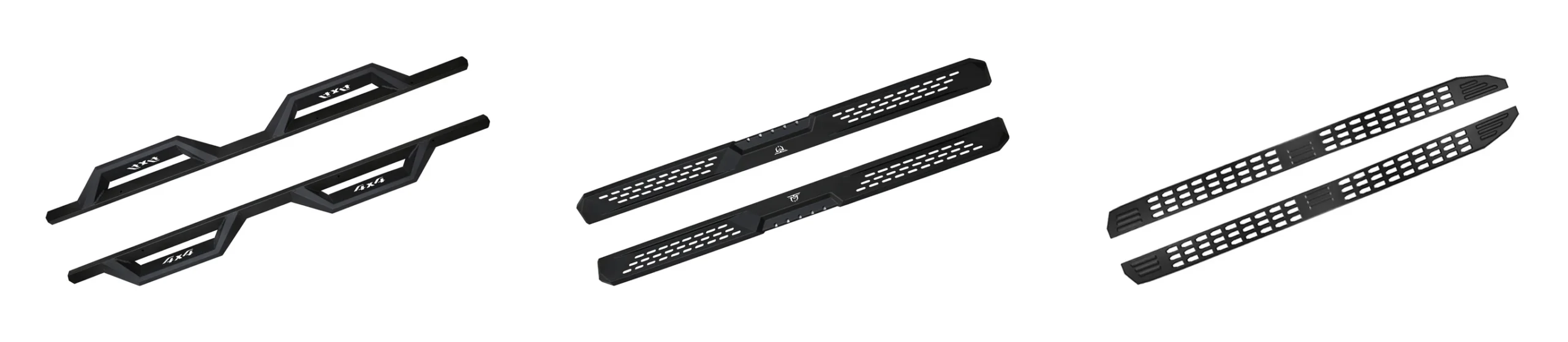 Choice of side steps for pickup trucks