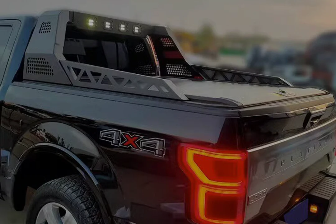 Pickup truck roll bar