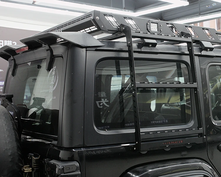 Jeep Wrangler side ladder