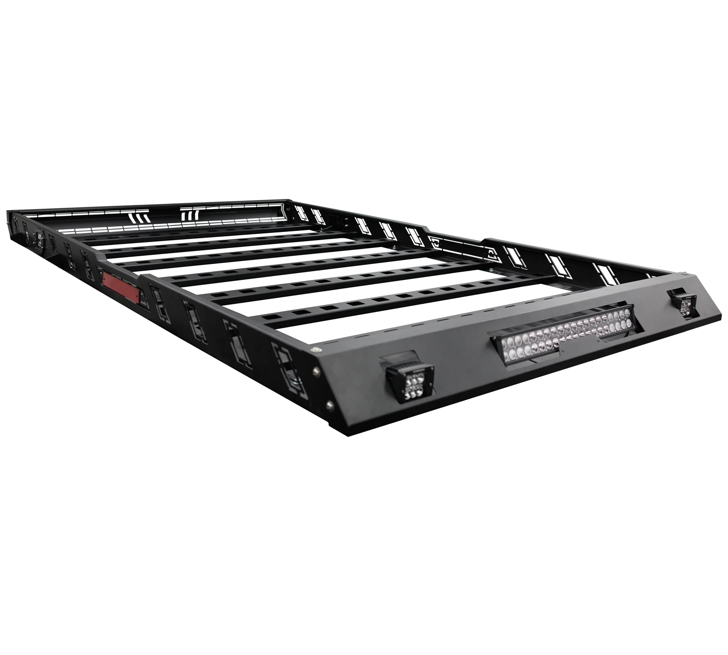 Roof rack cargo basket