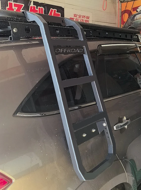 Side ladder installation effect display